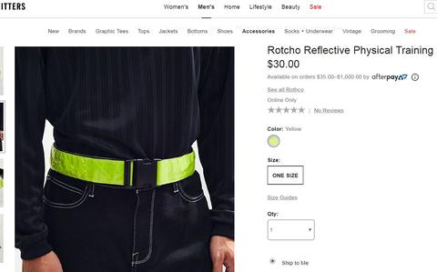 Urban outfitters hotsell yellow belt